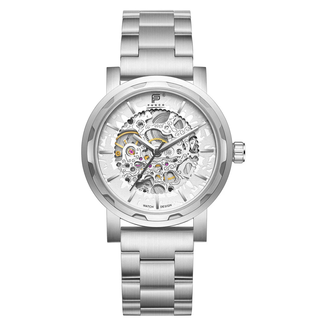 Mens watch silver strap best sale